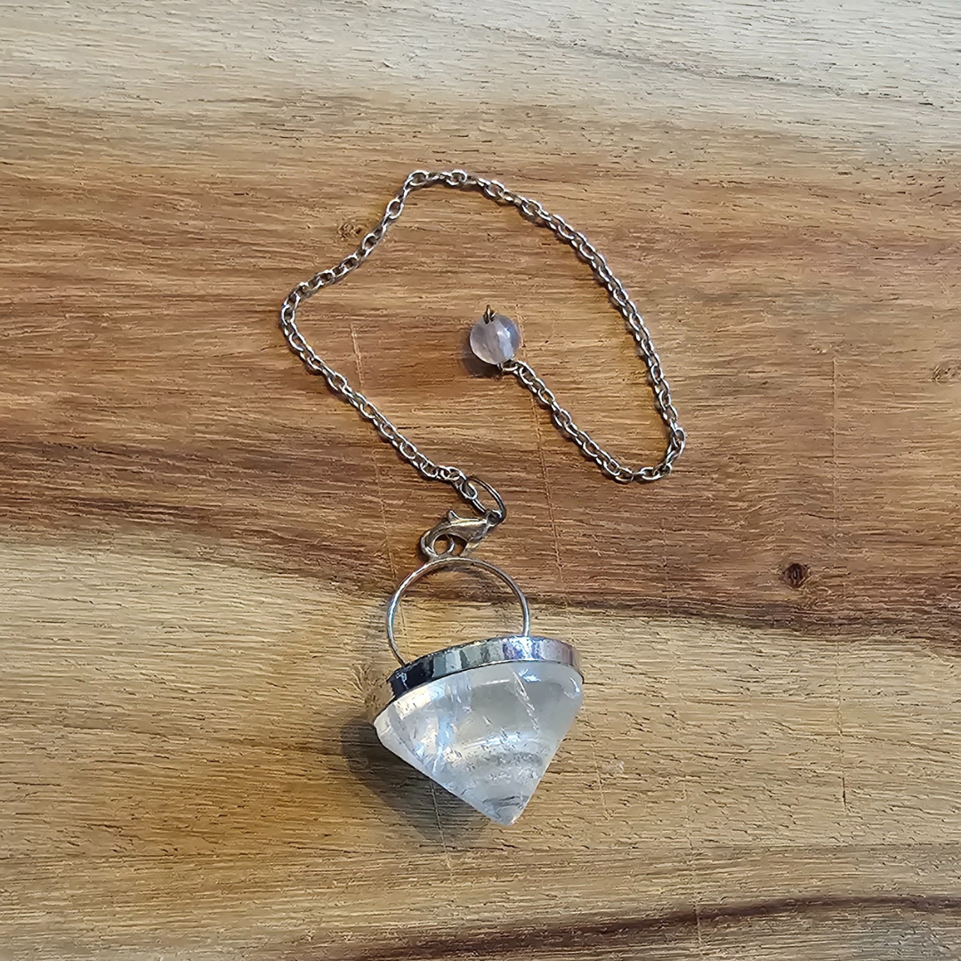 Pendel Bergkristal in punt