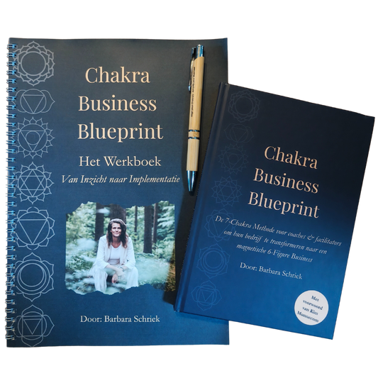 Boek: Chakra Business Blueprint + werkboek en pen