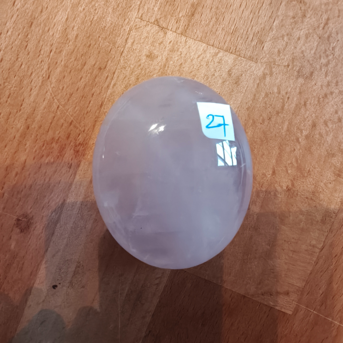 Rozenkwarts knuffelsteen 5cm