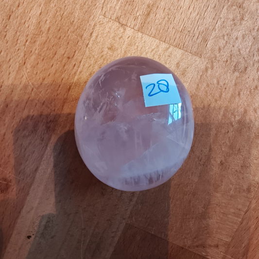 Rozenkwarts knuffelsteen 4cm nr 28