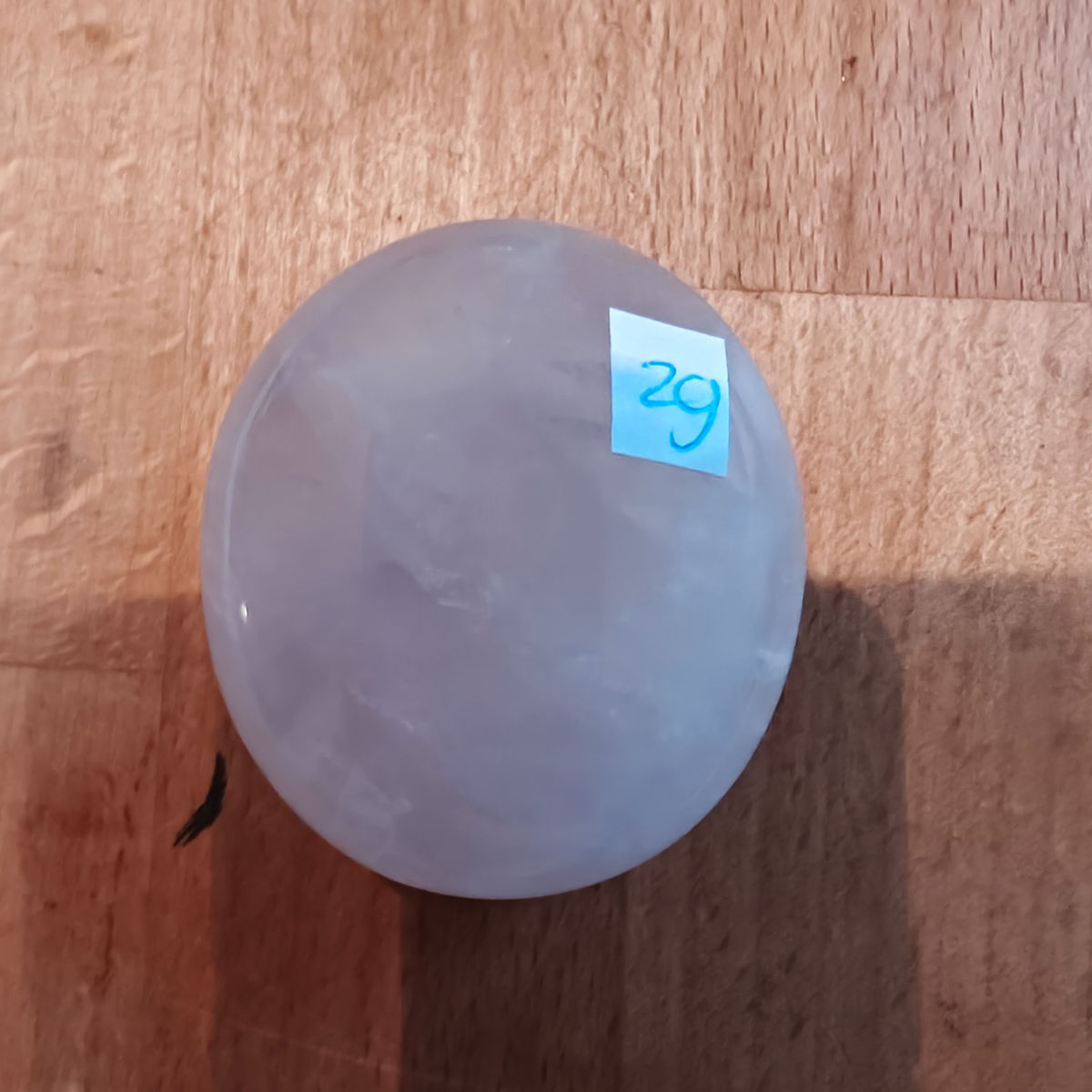 Rozenkwarts knuffelsteen 5 cm nr 29