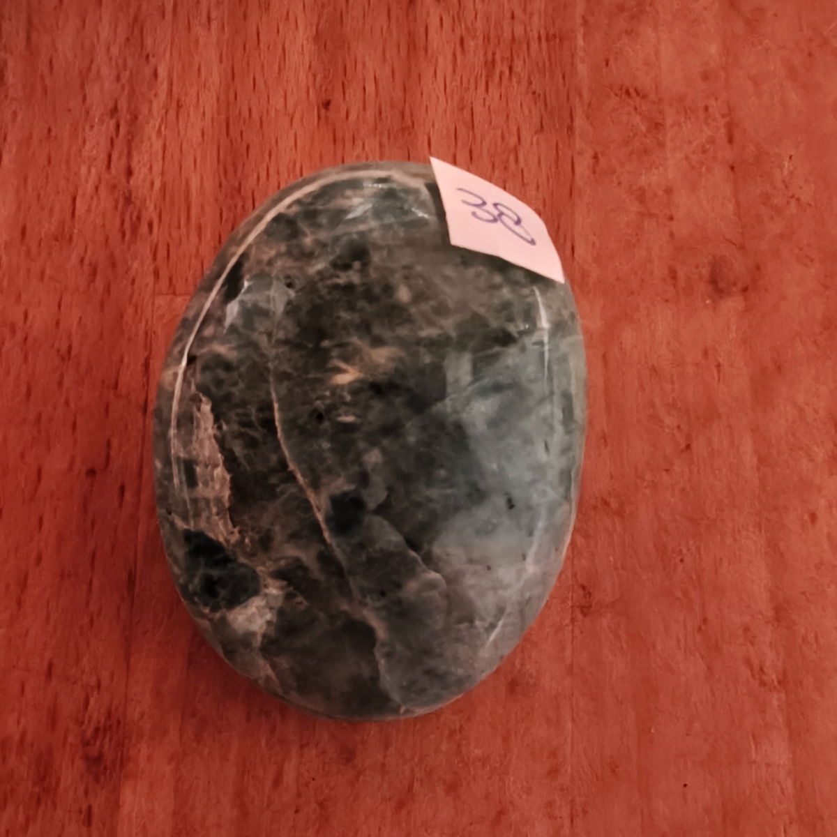 Aquamarijn knuffelsteen 4,5x3,5