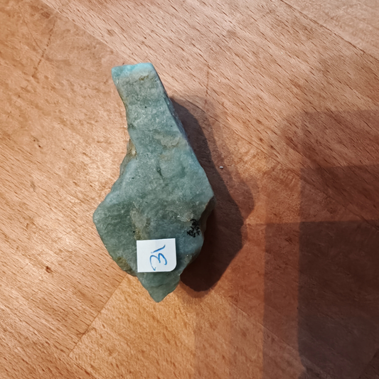 Ruwe amazoniet 5,5x3