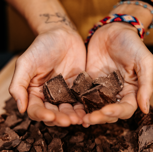 100% Ceremoniële Cacao , handgemaakt door ons met cacaobonen uit Venezuela - 100g
