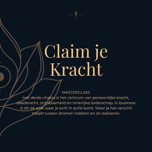 Masterclass - Claim je kracht